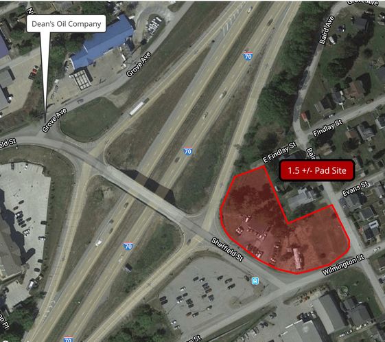 Pad Site I-70 West Washington Pa: 817 Wilmington St, Washington, PA 15301